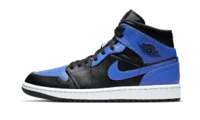 Air Jordan 1 Mid Hyper Royal Tumbled Leather