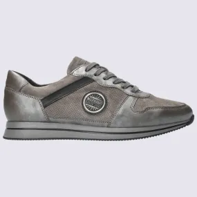 Baskets Mephisto, baskets métallisées femme en cuir marron | Igert Chaussures&Maroquinerie
