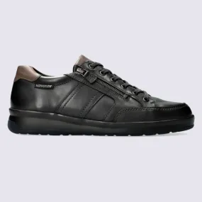 Baskets Mephisto, baskets à glissière homme en cuir noir | Igert Chaussures&Maroquinerie