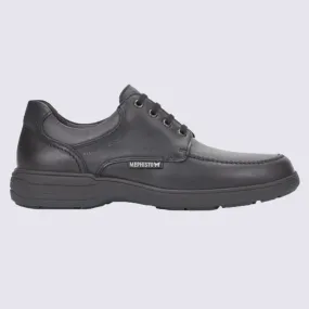 Chaussure derby Mephisto homme en cuir noir I Igert Chausseur & Maroquinier