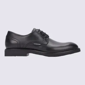 Chaussures derby homme Mephisto en cuir noir confort I Igert Chausseur & Maroquinier Dannemarie